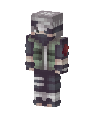 Kakashi Hatake skin, 3D preview