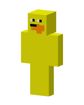 Rubber Duck skin, 3D preview