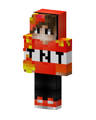 Red Player Girl Minecraft skin