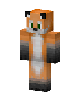 Fox Onesie skin, 3D preview
