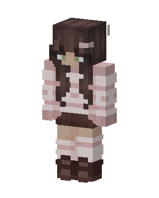 Cozy Brunette skin, 3D preview