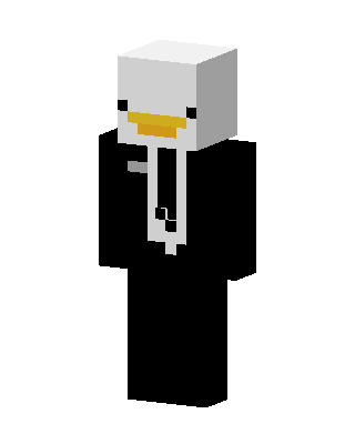 Duck In Suit skin, 3D preview