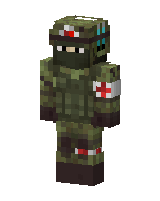 Camo Field Medic skin, 3D preview