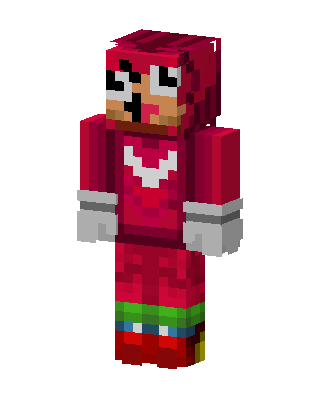 Ugandan Knuckles Minecraft skin