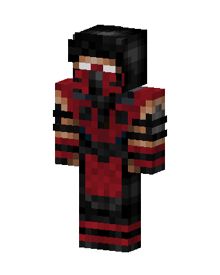 Crimson Ninja Minecraft skin