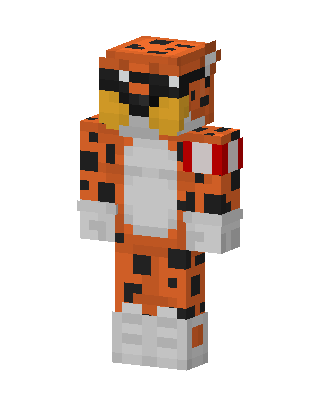 Chester Cheetah skin, 3D preview
