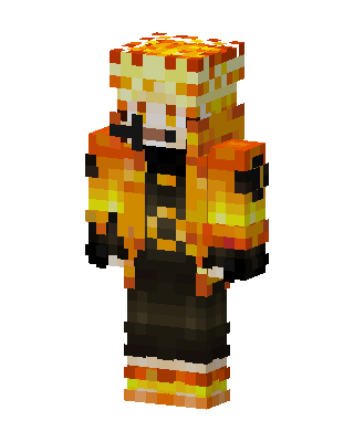 Flame Wraith Minecraft skin
