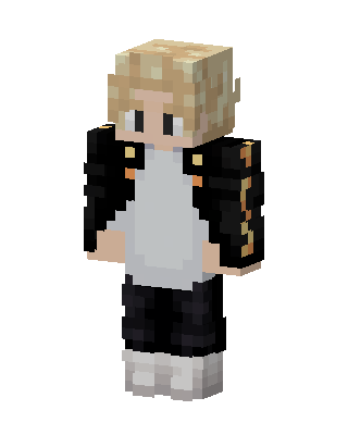 Mikey Tokyo Revengers skin, 3D preview