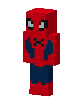 Spider-Man skin, 3D preview