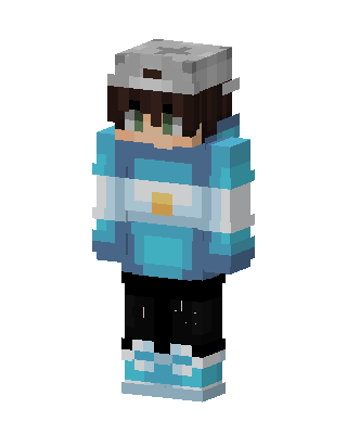 Blue Hoodie Boy Minecraft skin