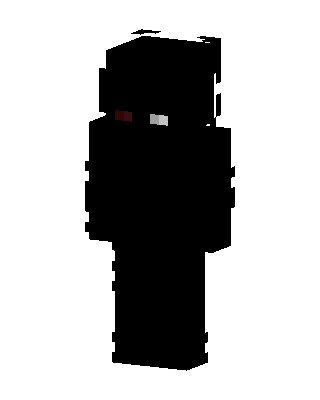 Black Villain Boy skin, 3D preview