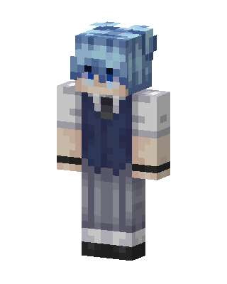 Blue Student Boy Minecraft skin