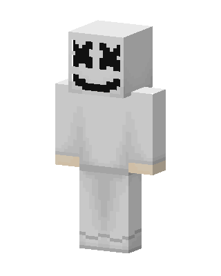Marshmello skin, 3D preview