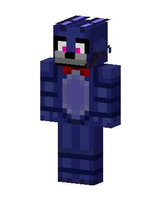 Withered Bonnie skin, 3D preview