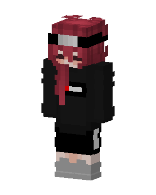 Black E-Girl Minecraft e-girl skin