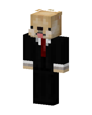 Doge In Suit skin, 3D preview