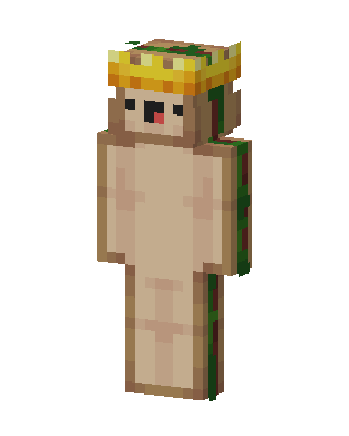 Brown King skin, 3D preview