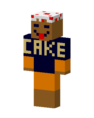 Cake Head skin, 3D preview