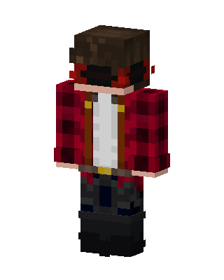 Red Flannel Rebel skin, 3D preview
