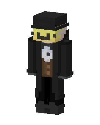Smiley Gentleman skin, 3D preview