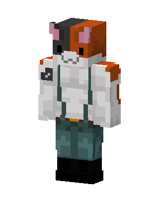 White Animal skin, 3D preview