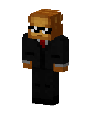Monkey In Suit skin, 3D preview
