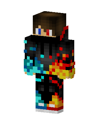 Fire And Ice Minecraft skin