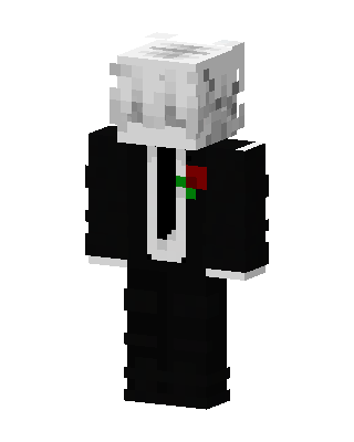Slenderman skin, 3D preview