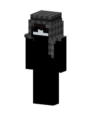 Black Player skin, 3D preview