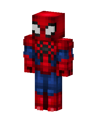 Spider-Man skin, 3D preview