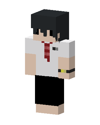 White Student Boy Minecraft skin