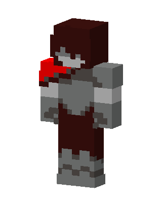 Crimson Knight skin, 3D preview