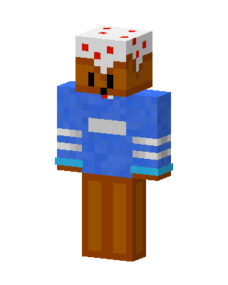 Blue Holiday Boy skin, 3D preview