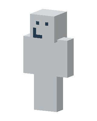 Blank Face skin, 3D preview