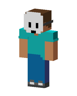 Teal Player Boy skin, 3D preview