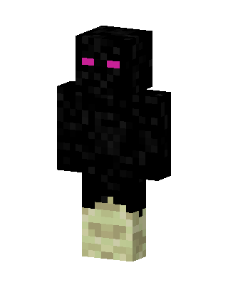 Black Glowing Villain skin, 3D preview
