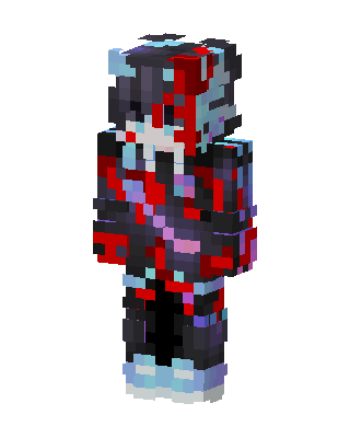 Crimson Glitch skin, 3D preview