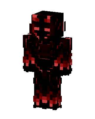 Black Villain Boy skin, 3D preview
