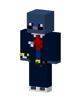 Blue Suit Boy Minecraft skin