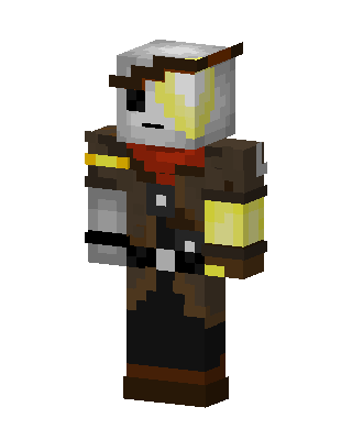 Wasteland Gunslinger skin, 3D preview