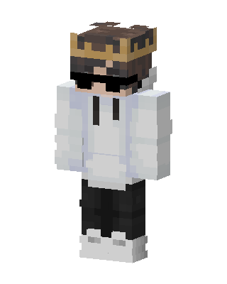 Crowned Hoodie Boy Minecraft skin