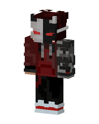 Crimson Oni skin, 3D preview