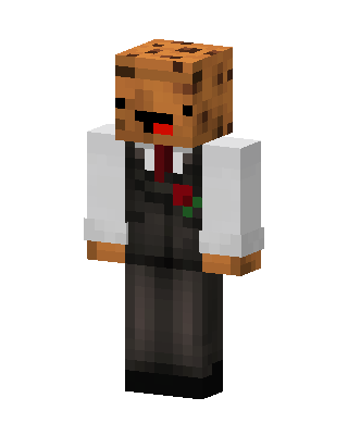 Brown Suit Boy Minecraft holiday skin