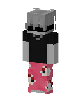Pink Pajama Boy skin, 3D preview