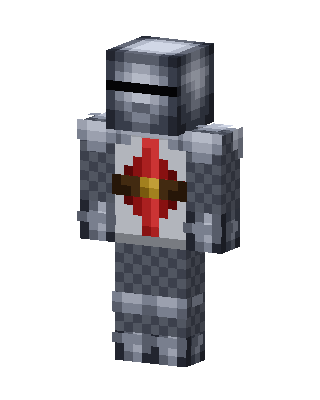 Gray Knight Boy Minecraft knight skin