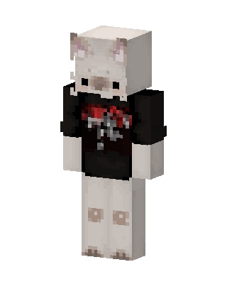 White Animal skin, 3D preview