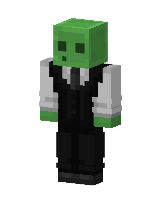 Slime In Suit Minecraft skin