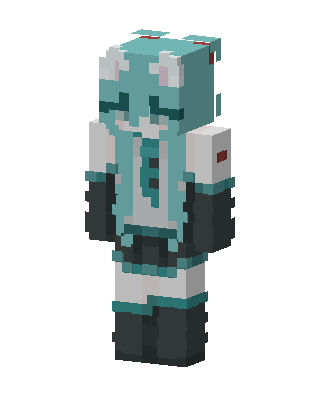 Hatsune Miku skin, 3D preview