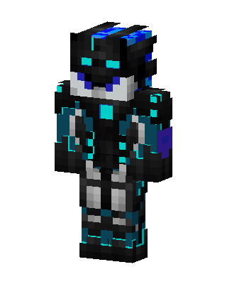 Cyber Dragon skin, 3D preview