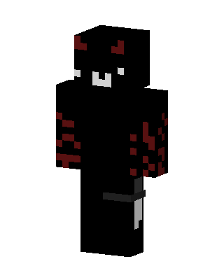Black Villain Boy skin, 3D preview